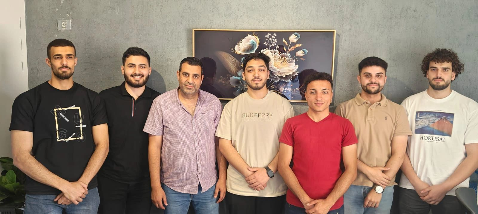 Osama with the CSC-BZU delegation at OneTec Solutions